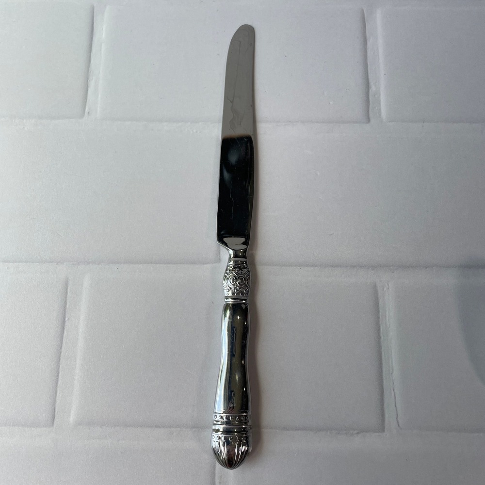 Southern Living French Solid Dinner Knife Stainless Steel Flatware SL Logo 9.5"